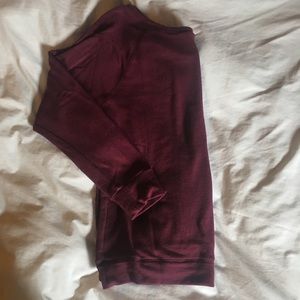 Maroon Crew Neck Sweater